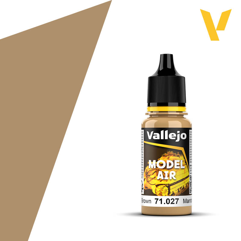 71027 Vallejo Light Brown Model Air 18ml