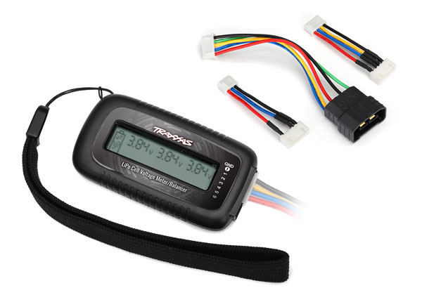 Traxxas LiPo Cell Voltage Checker/Balancer (includes #2938X adapter for Traxxas iD batteries)