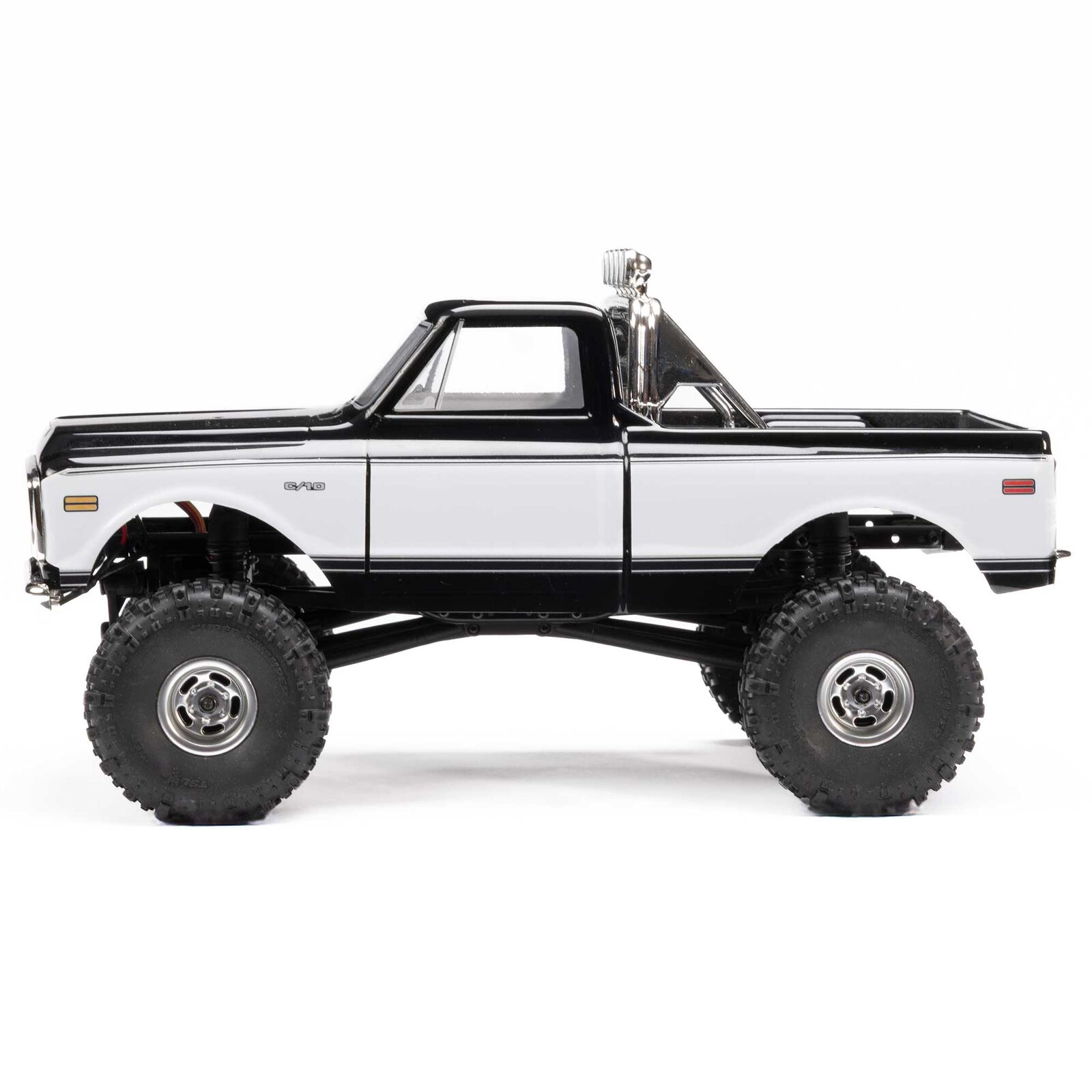 Axial SCX24 1967-1972 Chevrolet C10 4WD Truck Brushed RTR Black/White 1/24