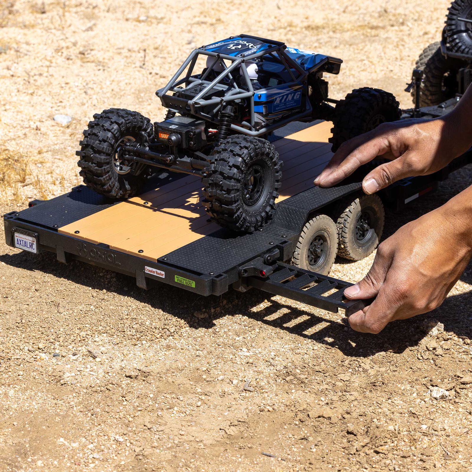 Axial SCX10 Flat Bed Vehicle Trailer 1/10