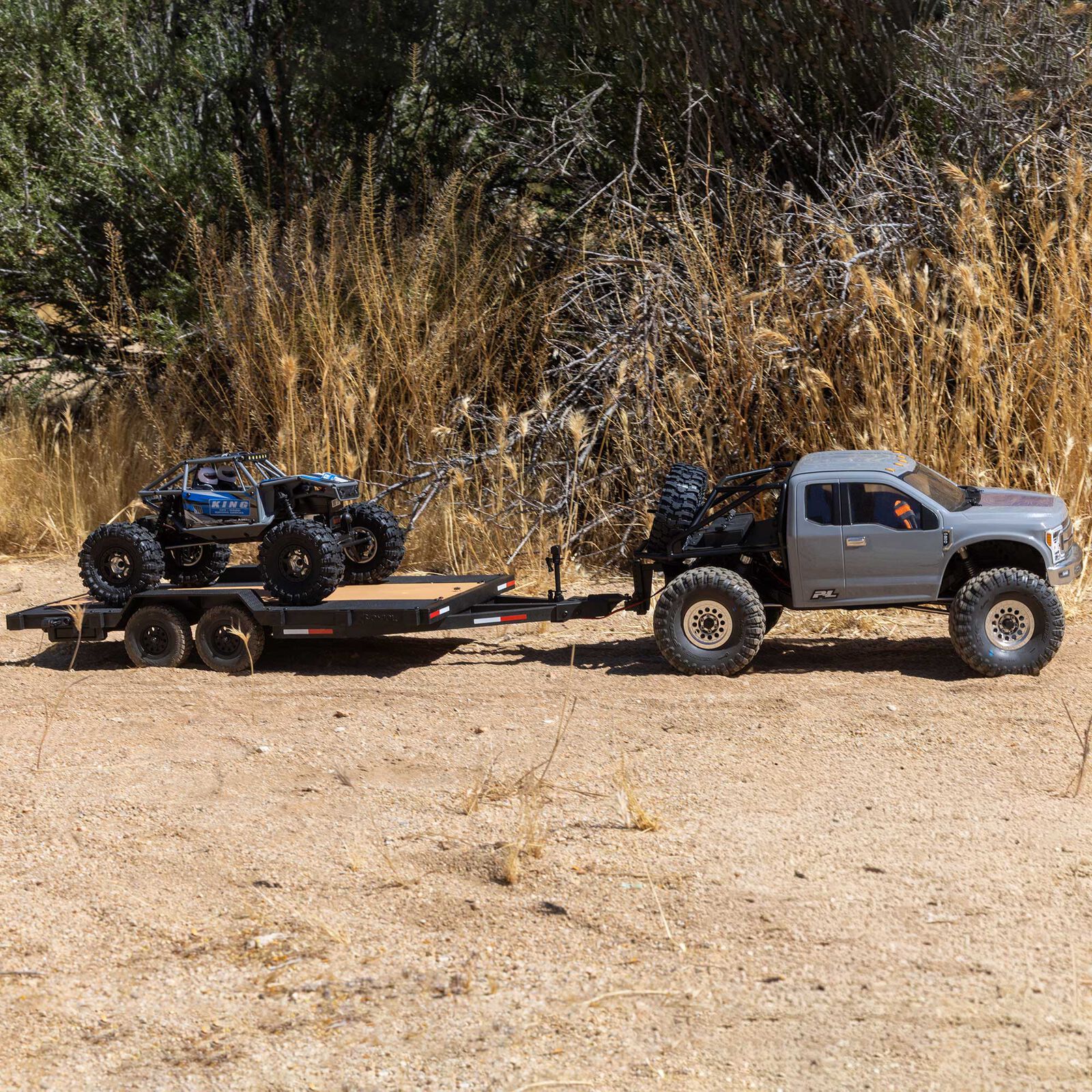 Axial SCX10 Flat Bed Vehicle Trailer 1/10
