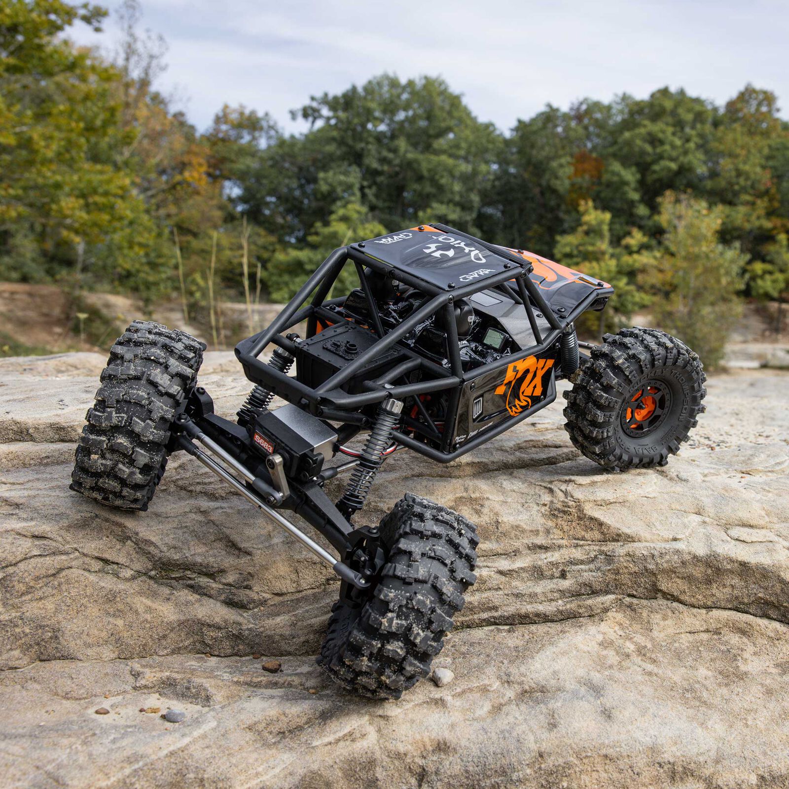 Axial UTB10 Capra 1.9 4WS 4X4 Unlimited Trail Buggy Brushed RTR 1/10 Orange