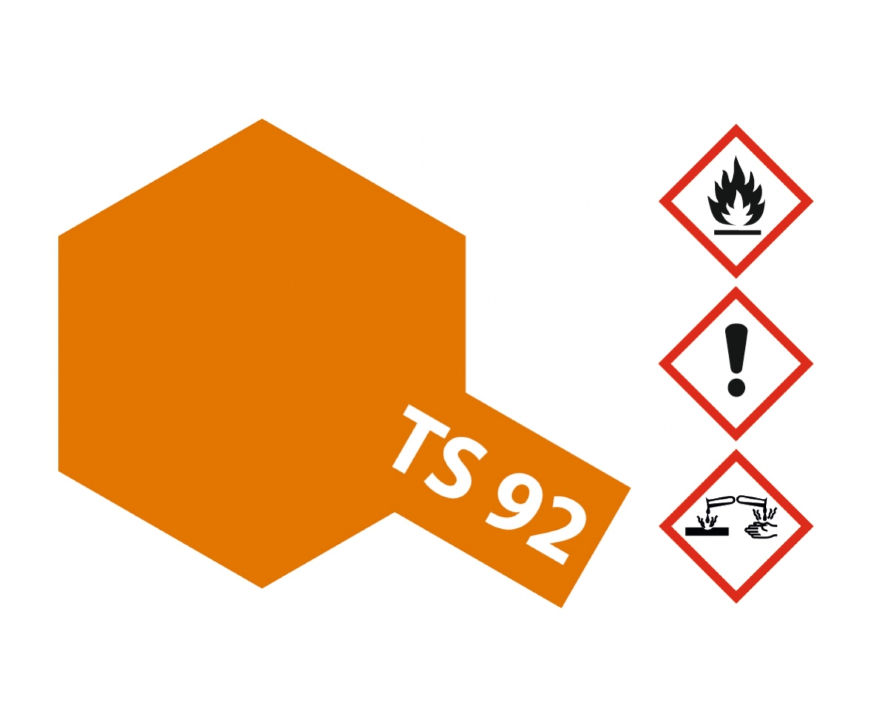 TS92 Spray Metallic Orange metallic 100ml Tamiya