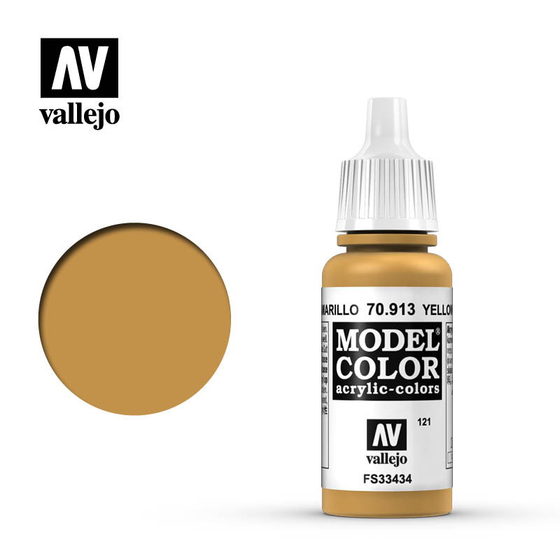 70913 Vallejo Yellow Ochre Model Color 17ml