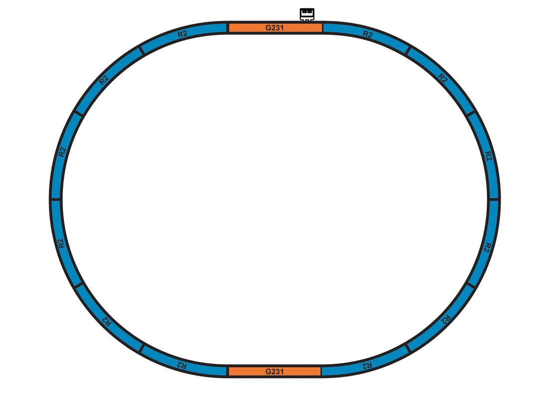 Piko Startset DB Passagierstrein en Stoomlocomotief H0