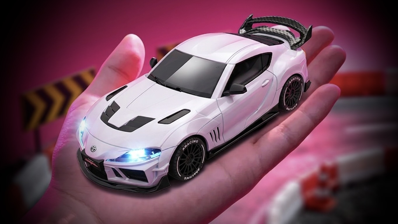 Absima Toyota Supra RTR 4WD Drift / Race Car 1/43 White