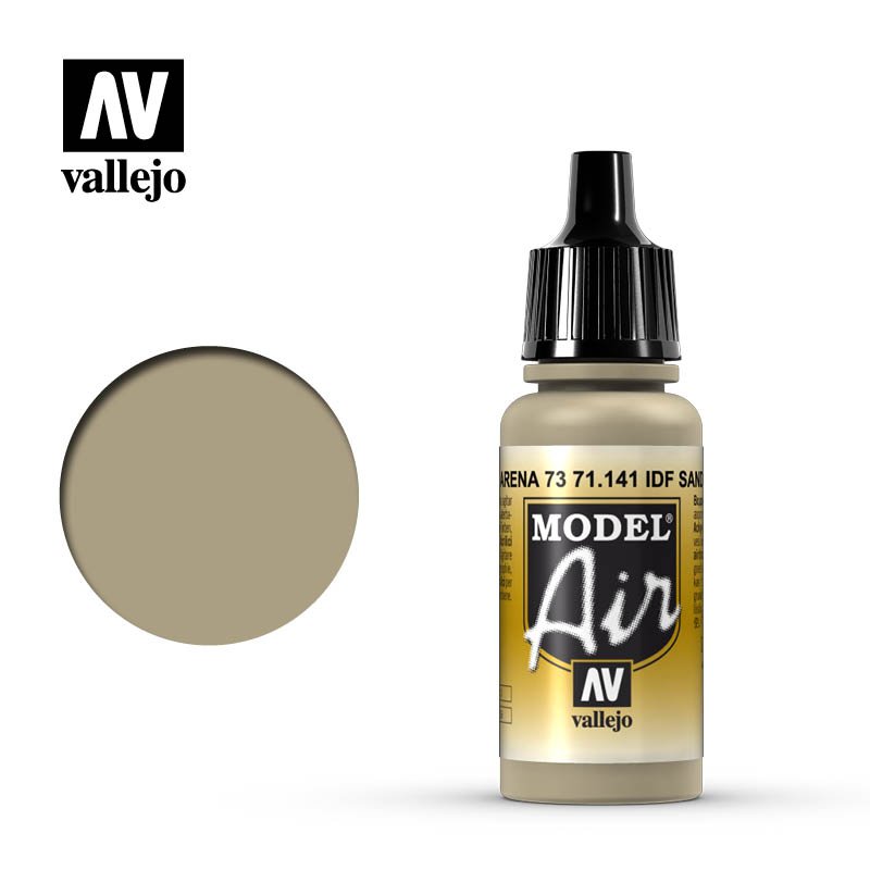 71141 Vallejo IDF Sand Grey 73 Model Air 17ml
