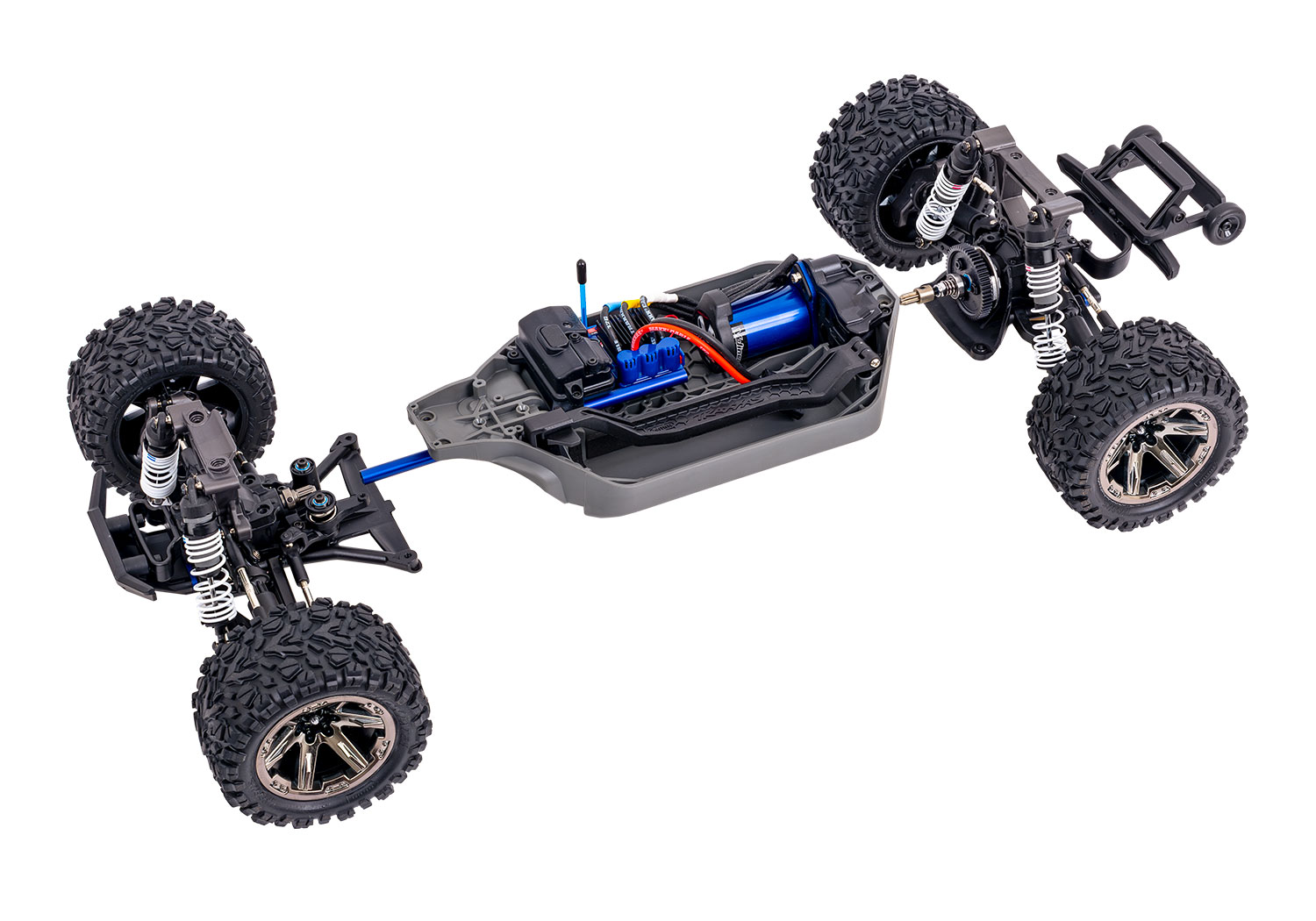 Traxxas Rustler 4X4 VXL HD TQi TSM 1/10 Scale High-Performance Brushless Stadium Truck Green