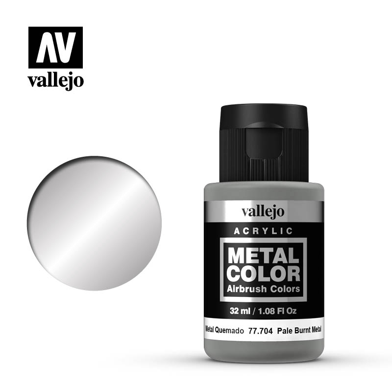 77704 Vallejo Pale Burnt Metal Color Potje 32ml