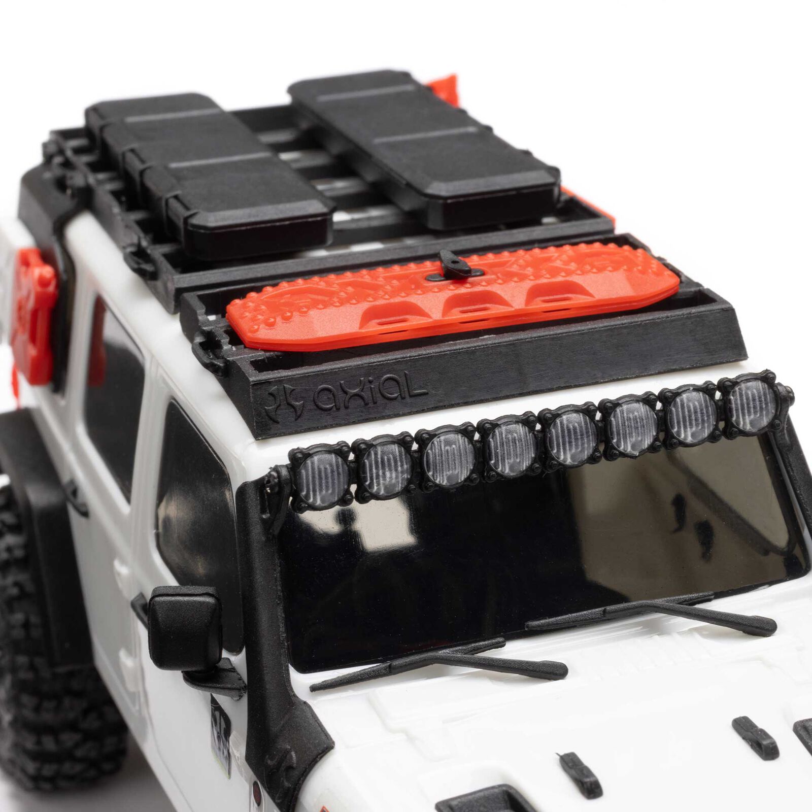 Axial SCX30 Jeep Wrangler JLU 4X4 RTR Brushed Rock Crawler (Battery & Charger Included), White 1/30
