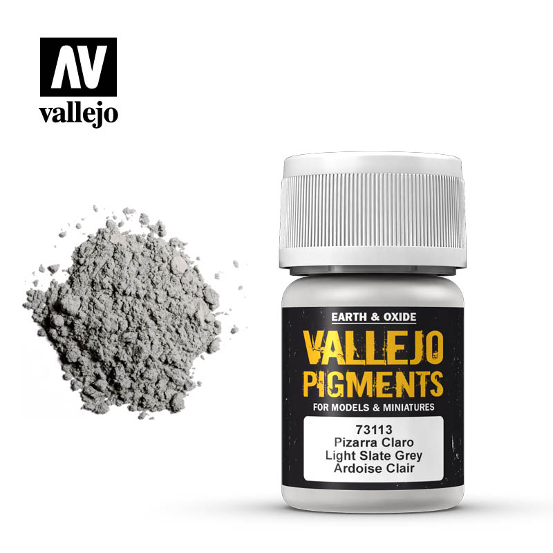 73113 Vallejo Pigment Light Slate Grey 35ml