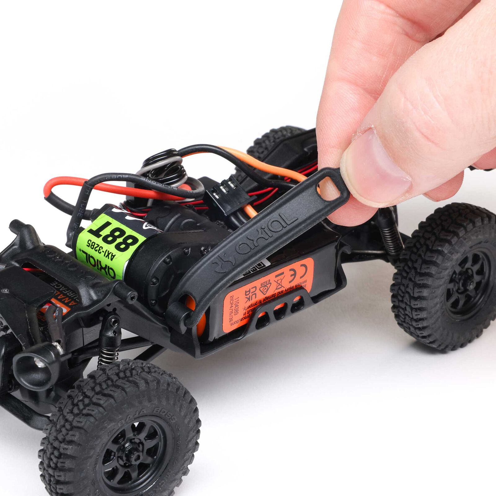 Axial SCX30 Ford Bronco 4X4 RTR Brushed Rock Crawler (Battery & Charger Included), Blue 1/30
