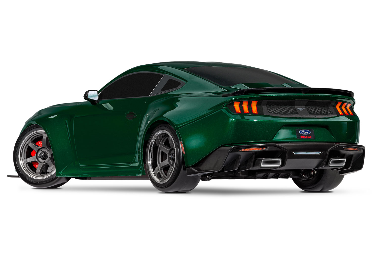 Traxxas 4-TEC 2024 Ford Mustang RWD Drift Car RTR 1/10 Green Summer Sale