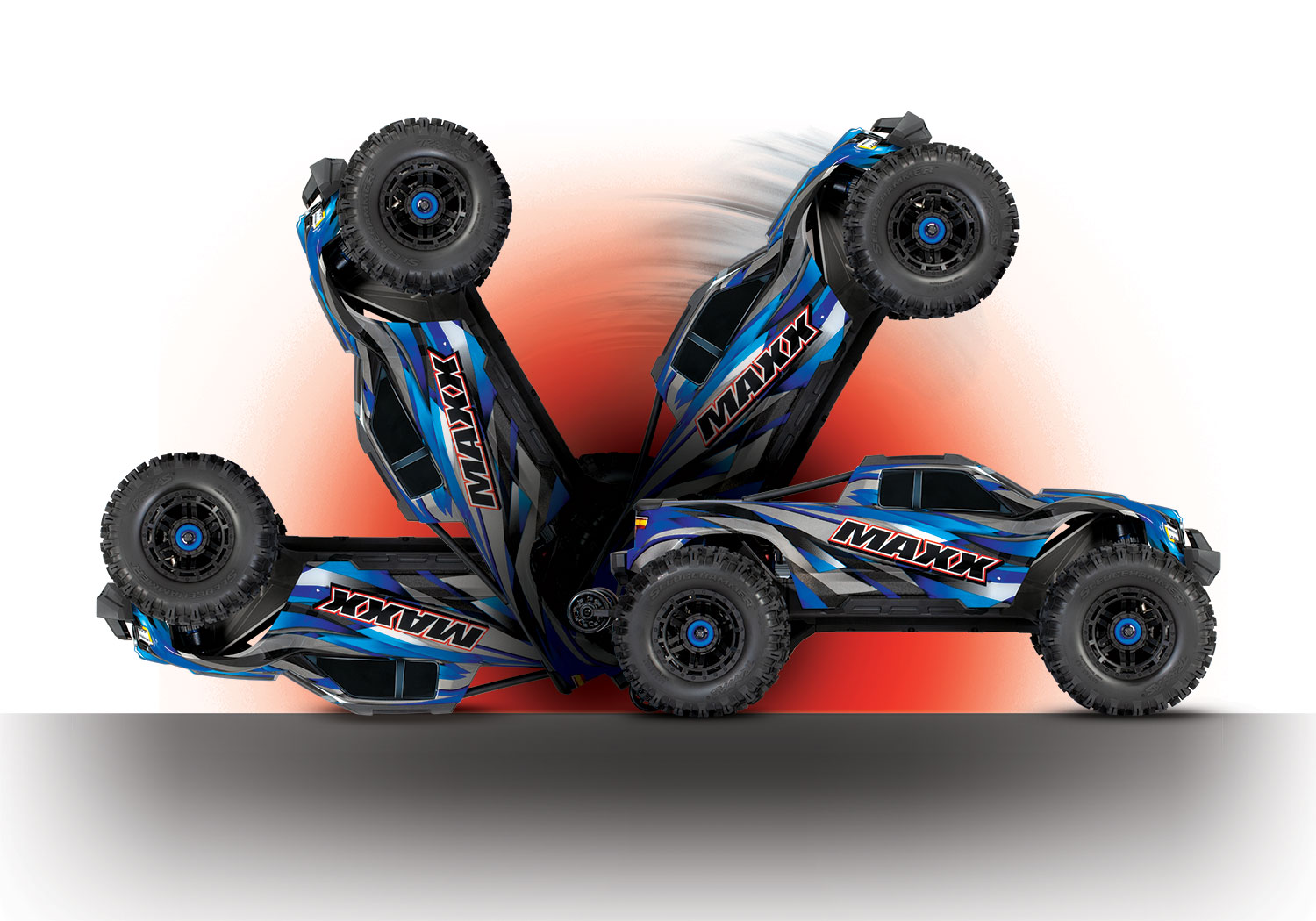 Traxxas Wide Maxx 4WD Brushless Electric Monster Truck VXL-4S TQi 1/8 - Blue