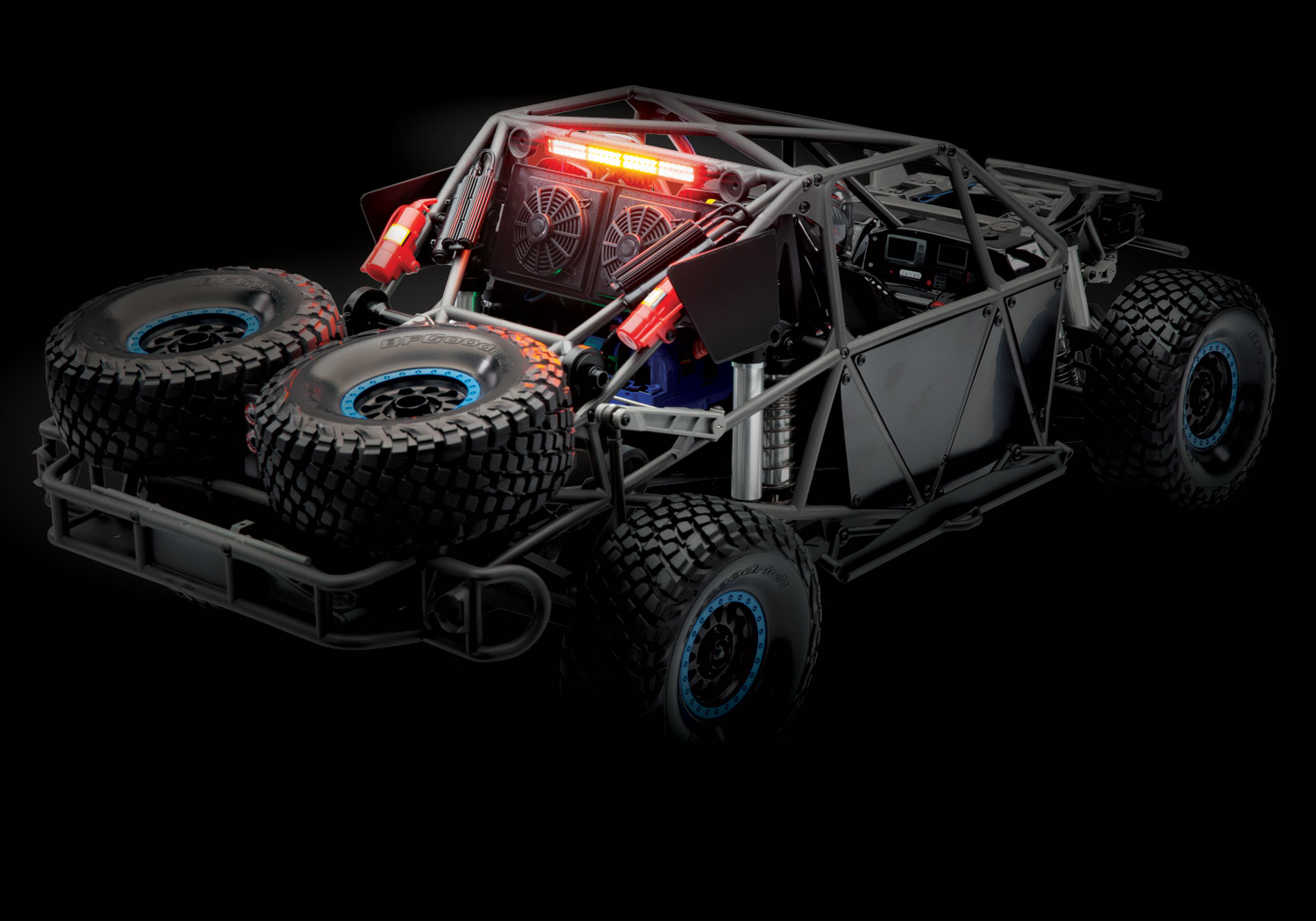 Traxxas Unlimited Desert Racer Pro-Scale 4WD incl. LED TQi VXL-6S FOX 1/8 Orange