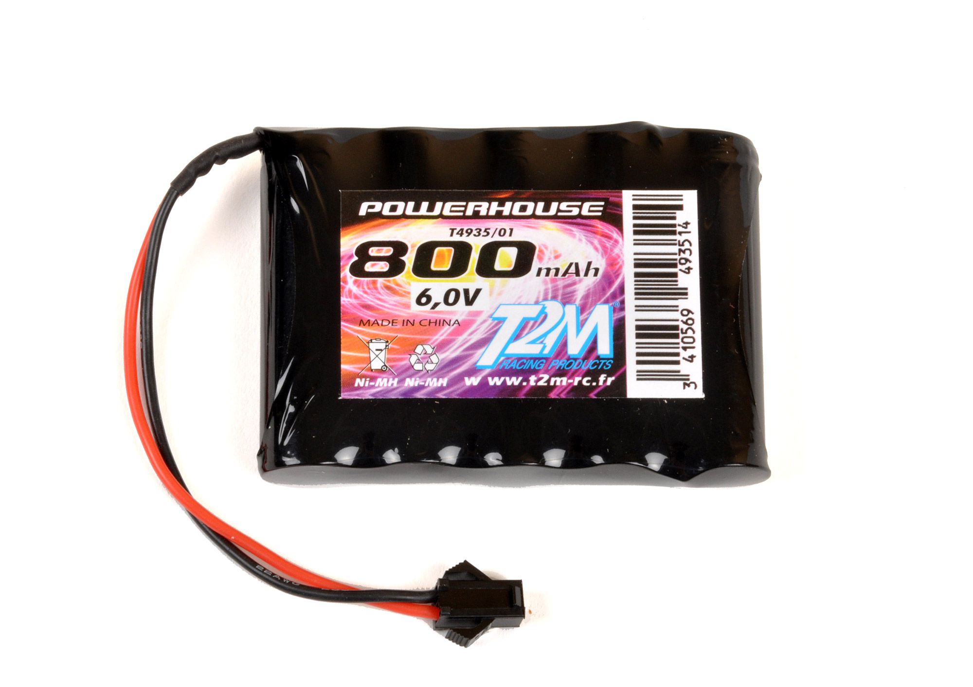 T2M 6.0 Volt 800mAh NiMH AA Accu voor Pirate Jungle Crawler