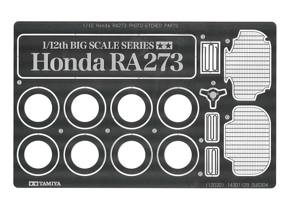 Tamiya Honda RA273 met Photo Etched Parts 1/12