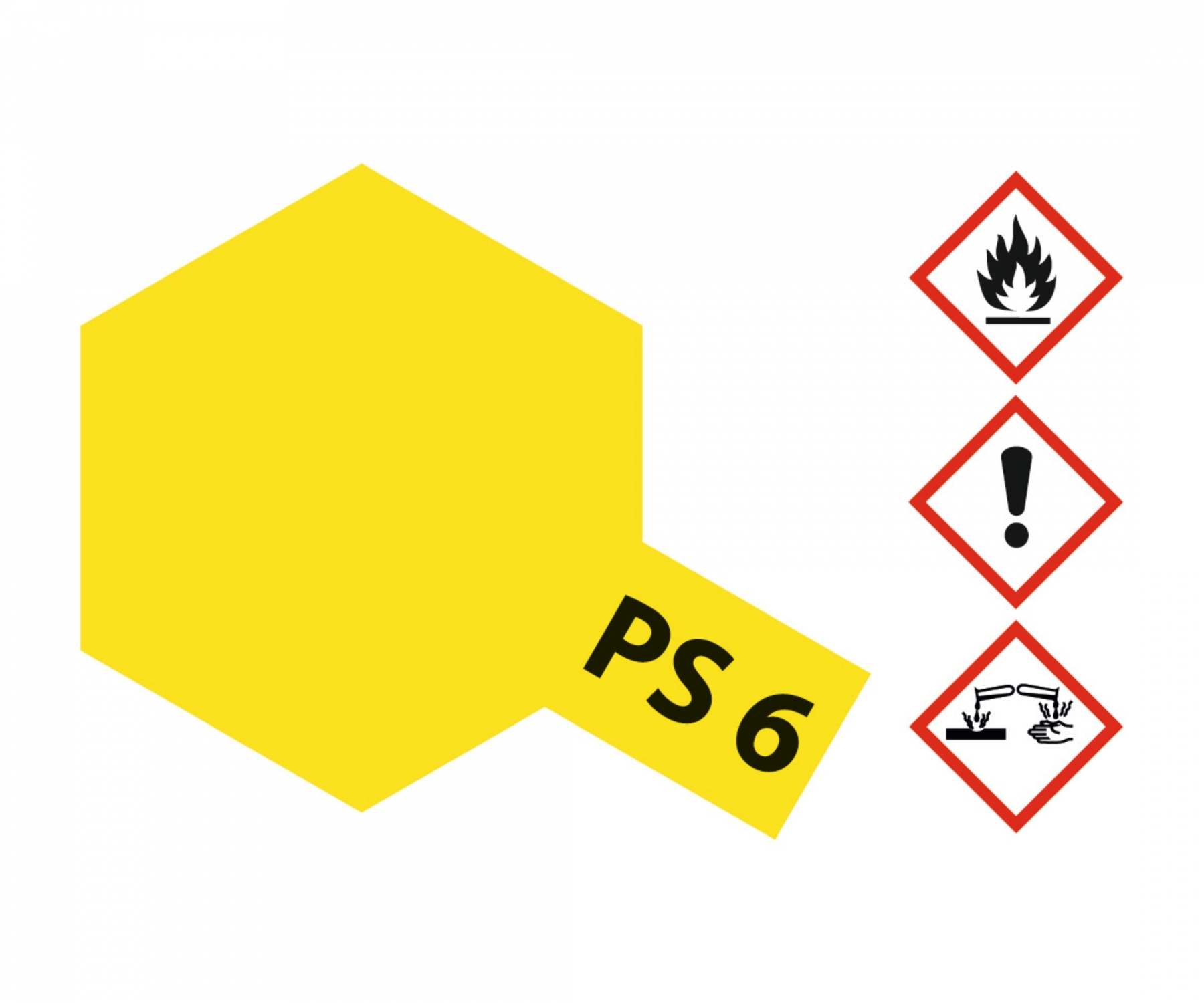 PS6 Spray Yellow brillant 100ml Tamiya