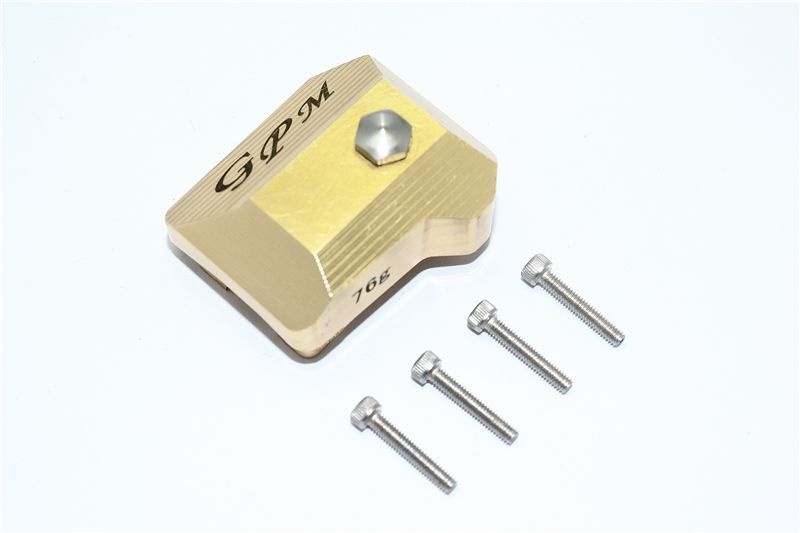 GPM Brass Front or Rear Gearbox Cover for TRX4 & TRX6 1/10
