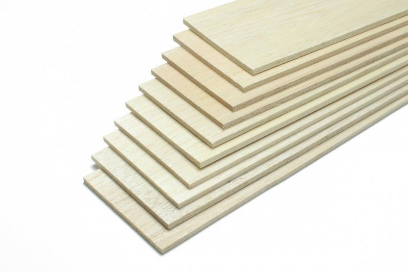 Pichler 5x Balsa Plank 6mm dik