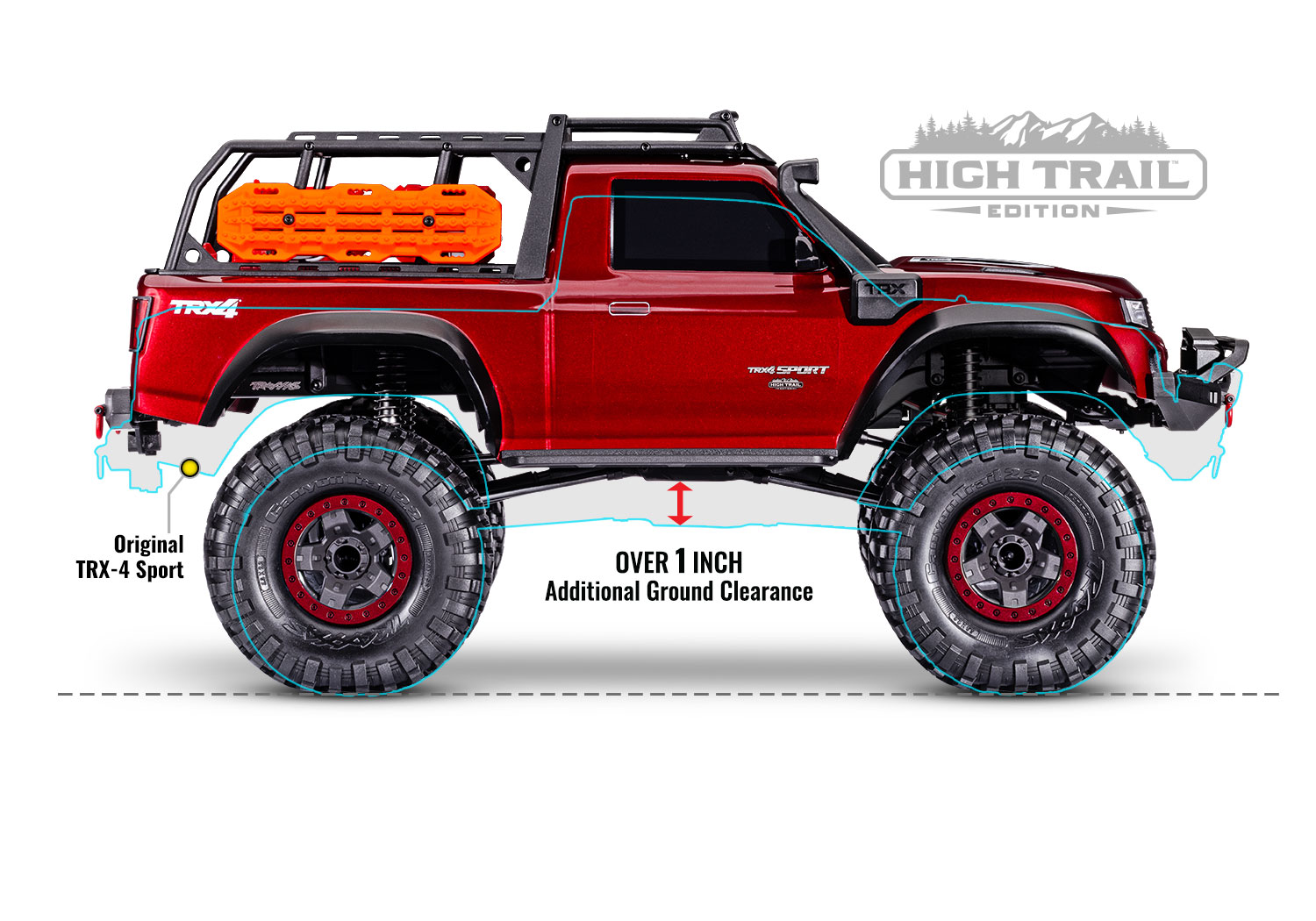 Traxxas TRX-4 Sport 4WD High Trail Edition 1/10 BLUE
