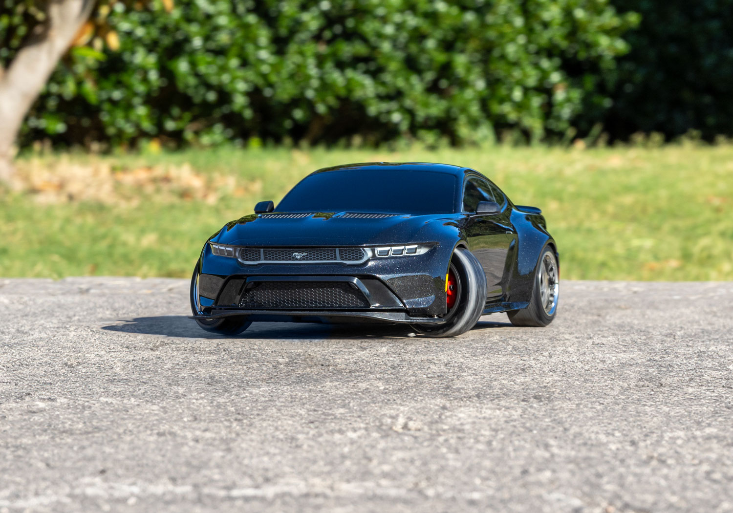 Traxxas 4-TEC 2024 Ford Mustang RWD Drift Car RTR 1/10 Black Summer Sale