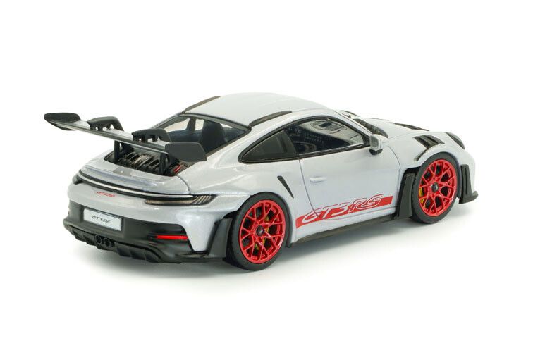 Solido Porsche 911 (992) GT3 RS '23 Grijs/Rood 1/43
