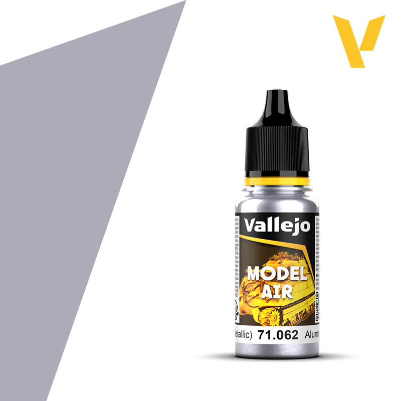 71062 Vallejo Aluminium Metallic Model Air 18ml