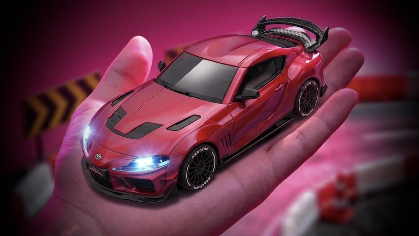Absima Toyota Supra RTR 4WD Drift / Race Car 1/43 Red