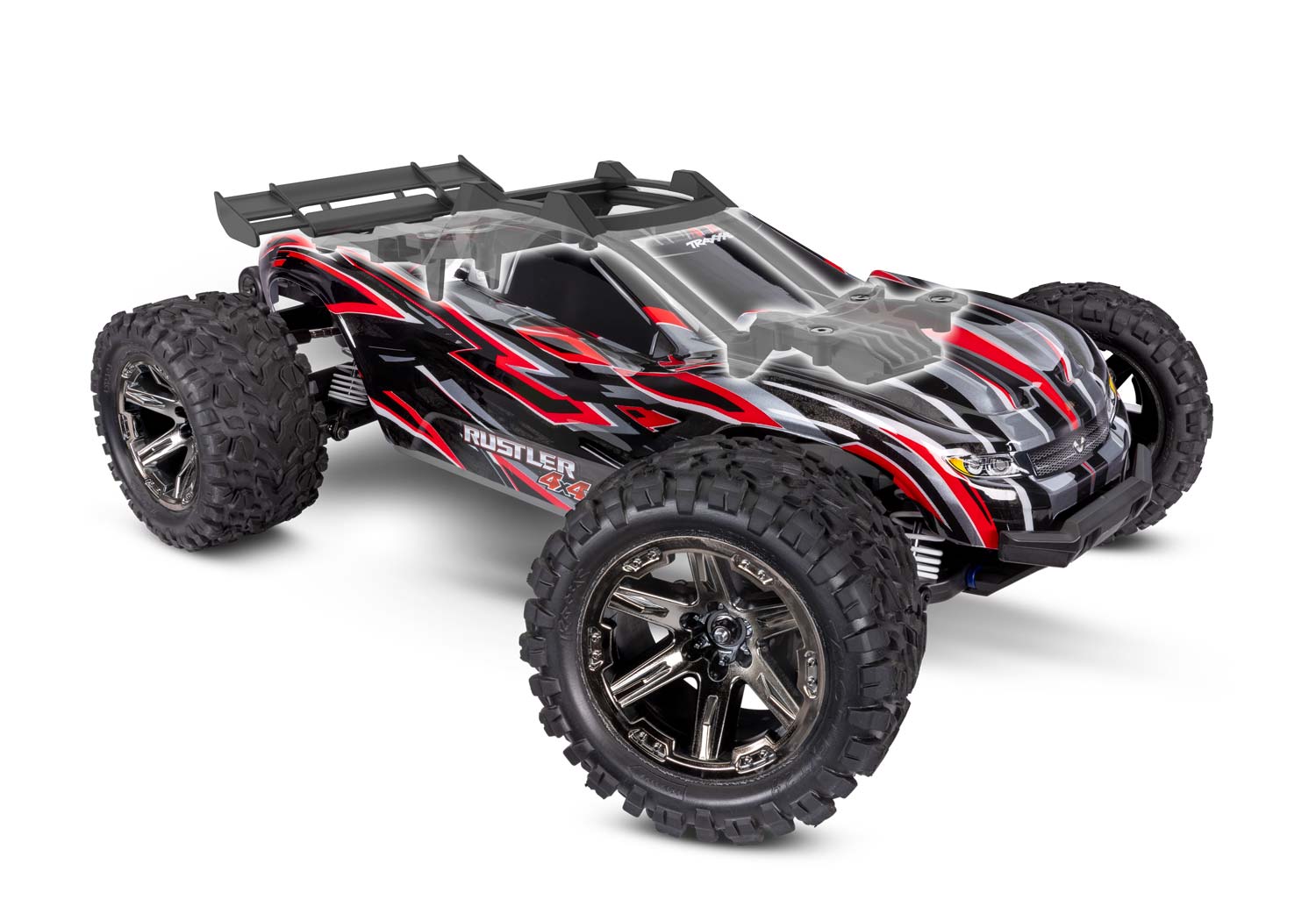 Traxxas Rustler 4X4 VXL HD TQi TSM 1/10 Scale High-Performance Brushless Stadium Truck Green