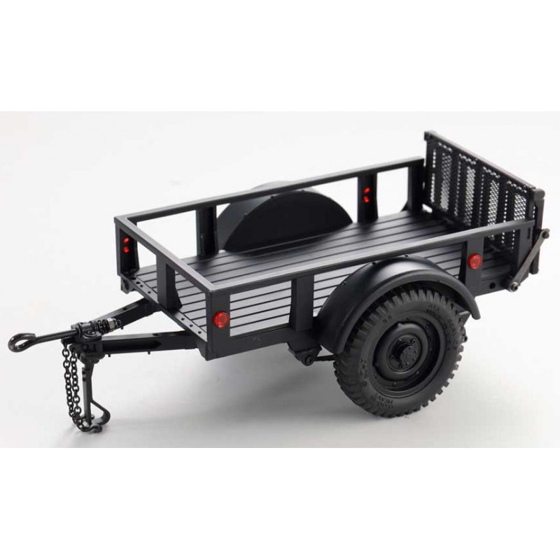 FMS Utility Trailer B Black 1/12 - 1/18