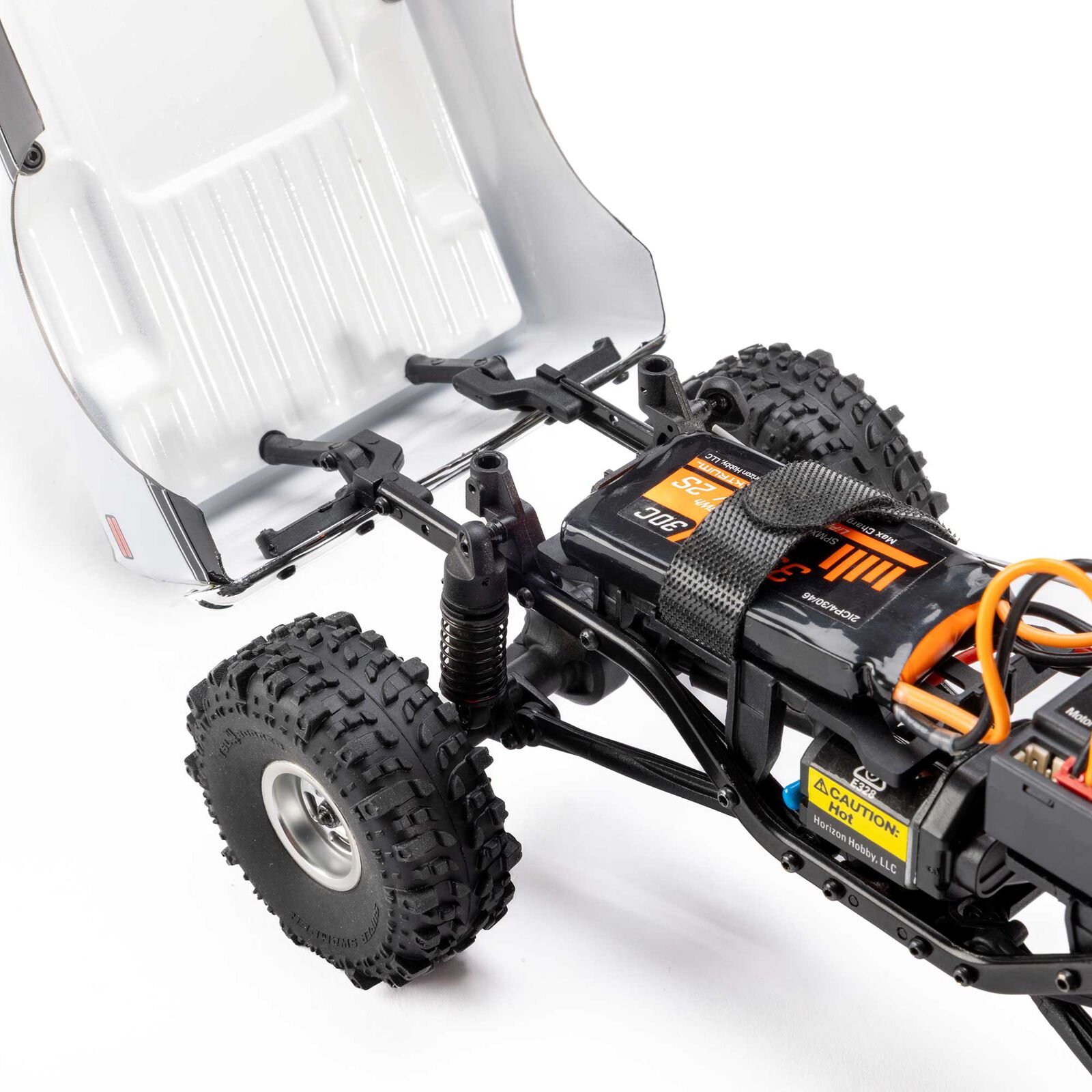 Axial SCX24 1967-1972 Chevrolet C10 4WD Truck Brushed RTR Black/White 1/24