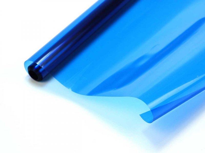 Fix It! Strijkfolie Transparant Blauw (2 meter)