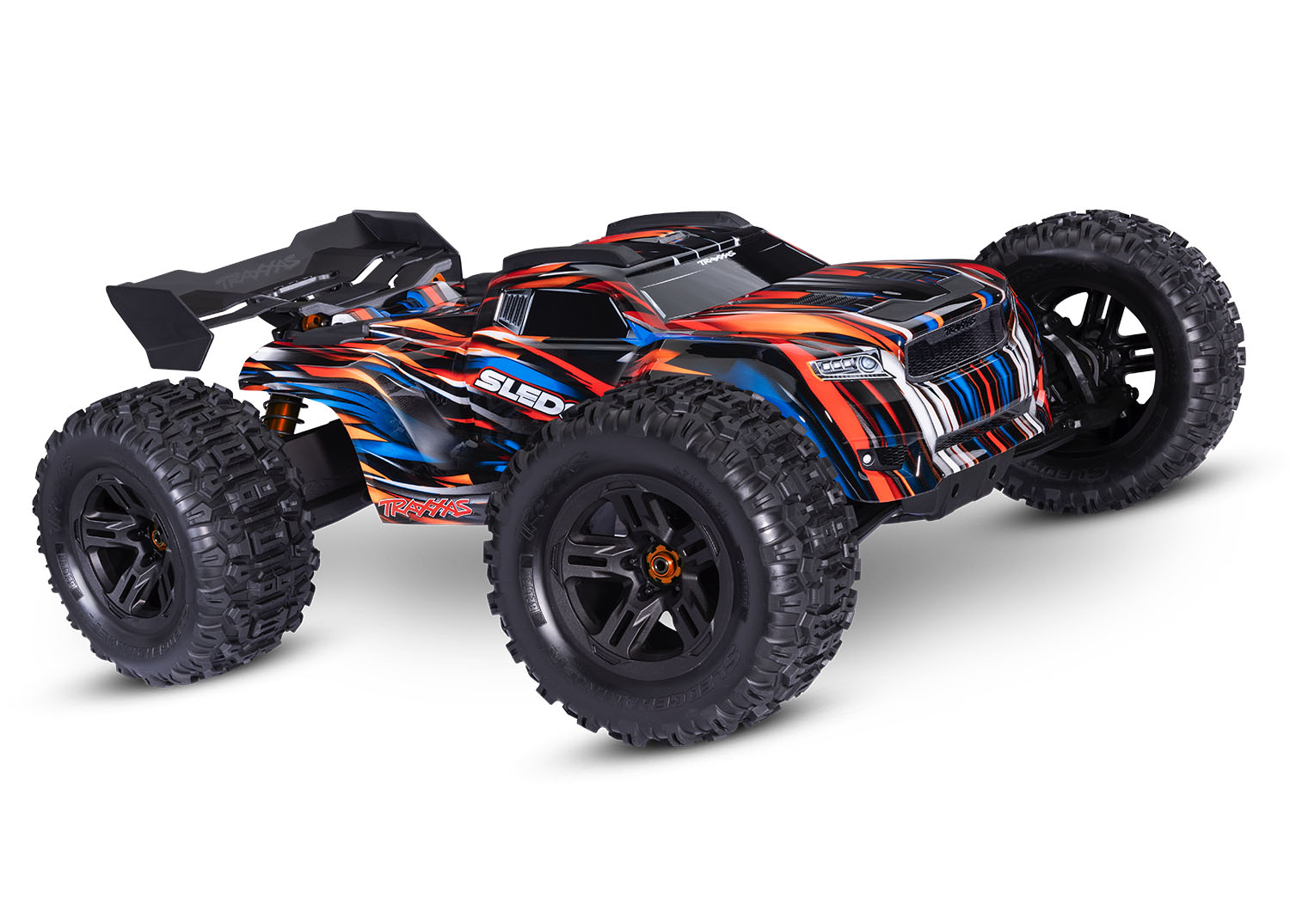 Traxxas Sledge V2 Belted Brushless 6S Off-Road Truggy 1/8 4WD TSM RTR Orange Summer Sale