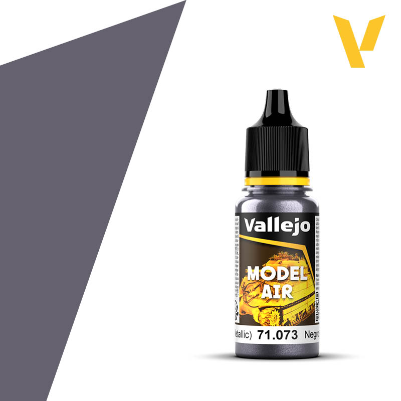 71073 Vallejo Black Metallic Model Air 18ml