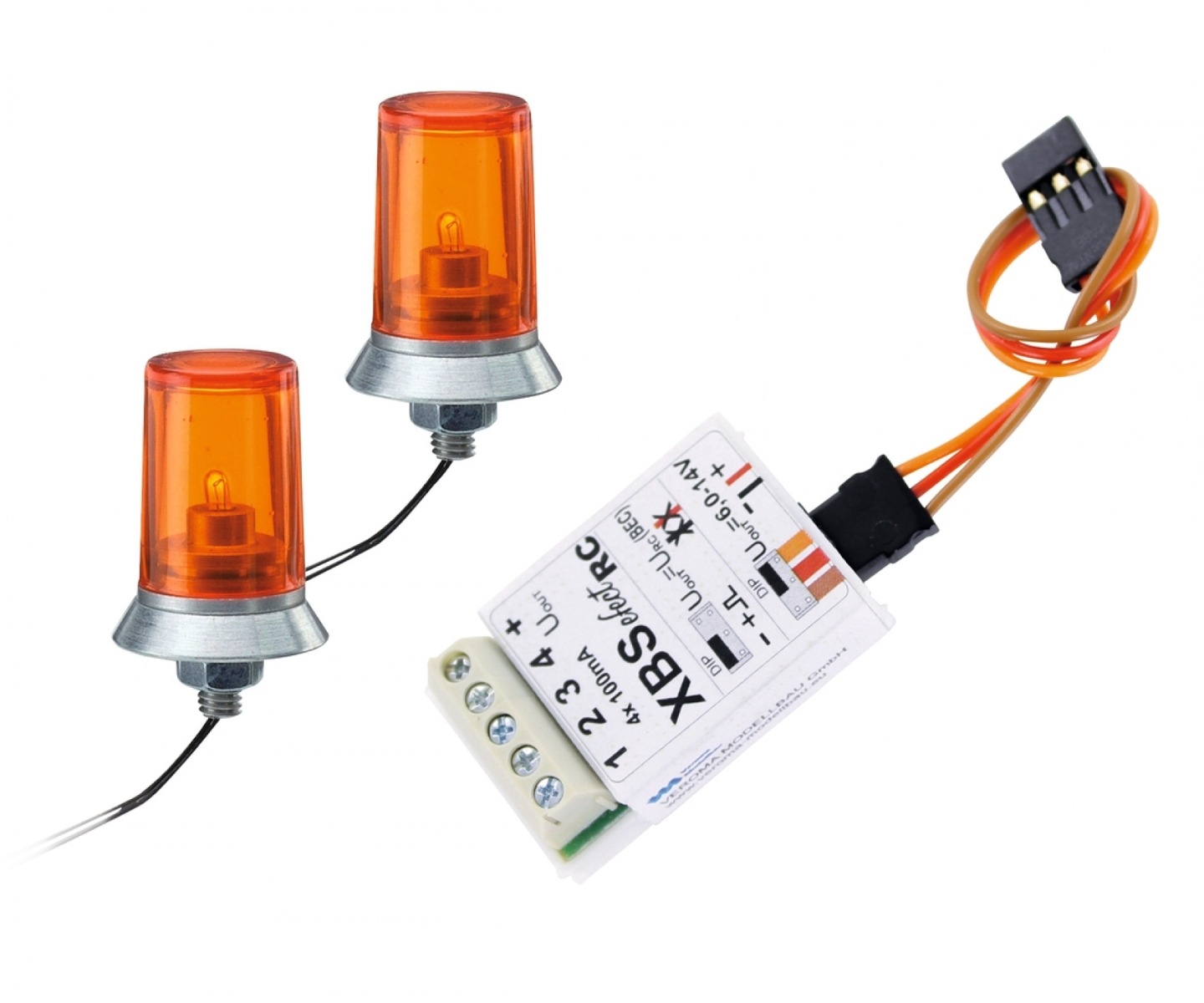 Carson Oranje Zwaailichten (2) met Elektronica