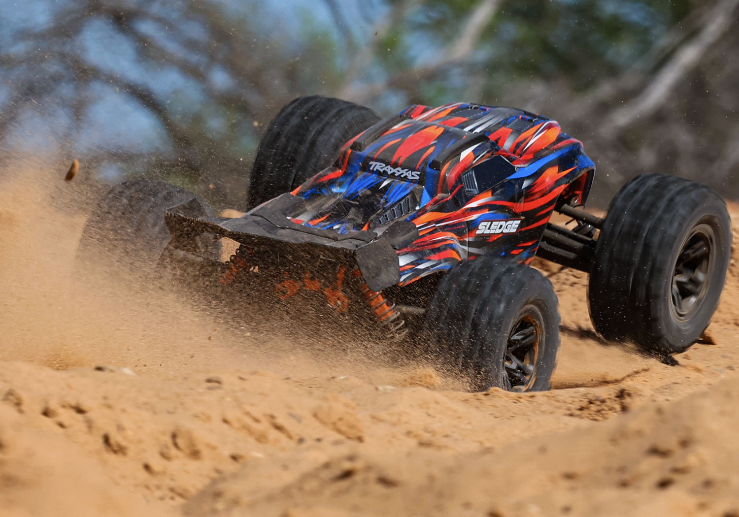 Traxxas Sledge V2 Belted Brushless 6S Off-Road Truggy 1/8 4WD TSM RTR Orange Summer Sale