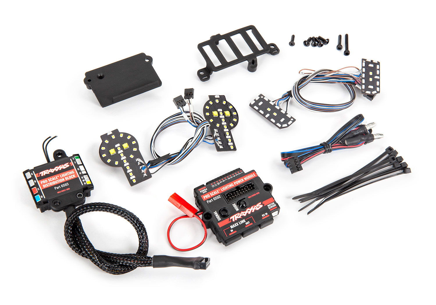 Traxxas Pro Scale LED light set Ford Bronco (2021) complete with power module (includes headlights tail lights & distribution block) (fits #9211 body)