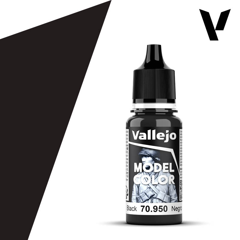 70950 Vallejo Black Model Color 18ml