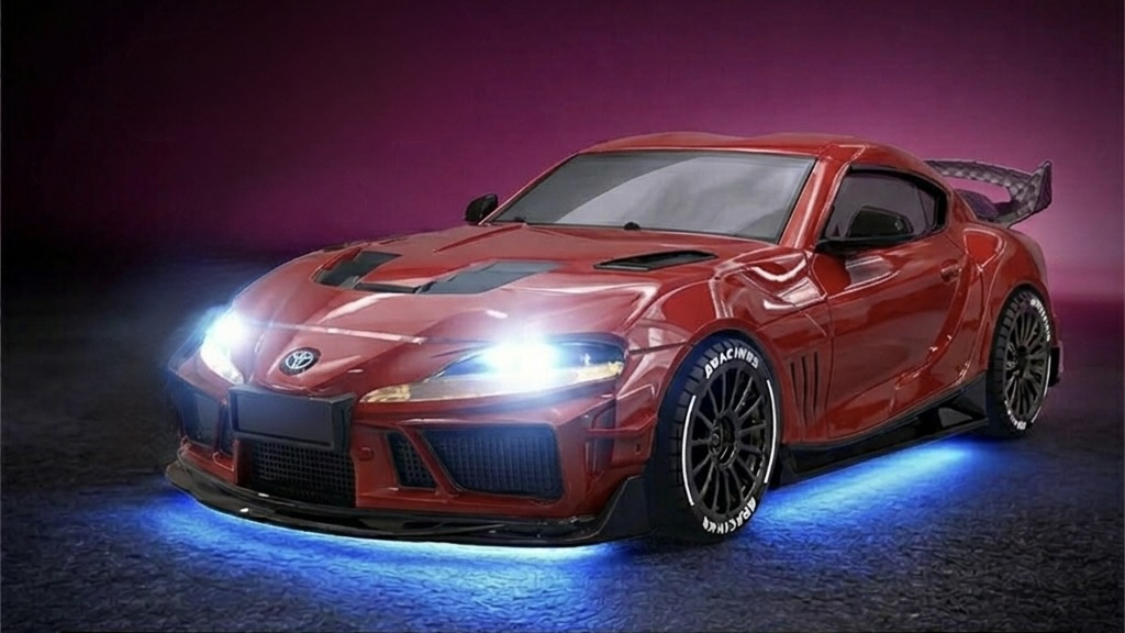 Absima Toyota Supra RTR 4WD Drift / Race Car 1/43 Red