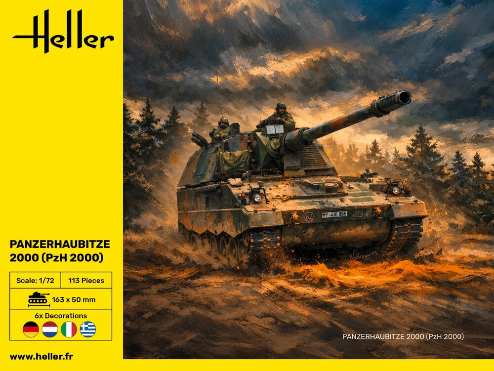 Heller Panzerhaubitze 2000 (PzH 2000) 1/72
