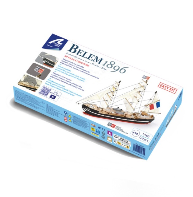 Artesania Latina Easy Kit Belem Schoolschip Houten scheepsmodel 1/160