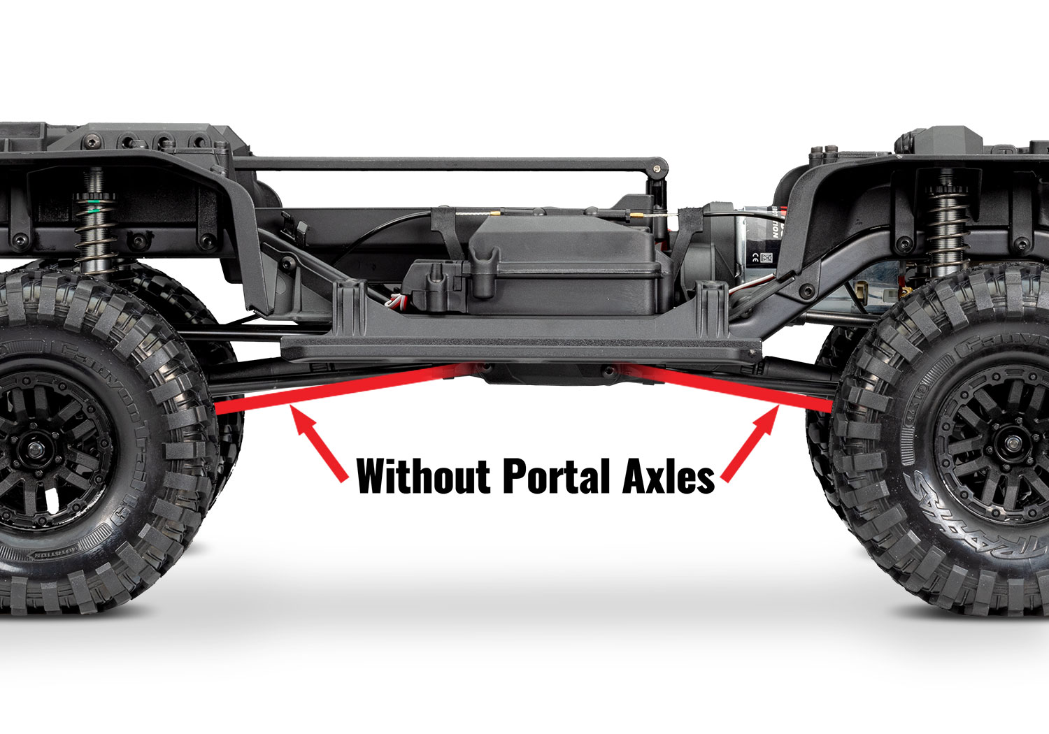 Traxxas Land Rover Defender TRX-4 4WD Scale and Trail  Crawler Fully-Assembled 1/10 Clipless Red