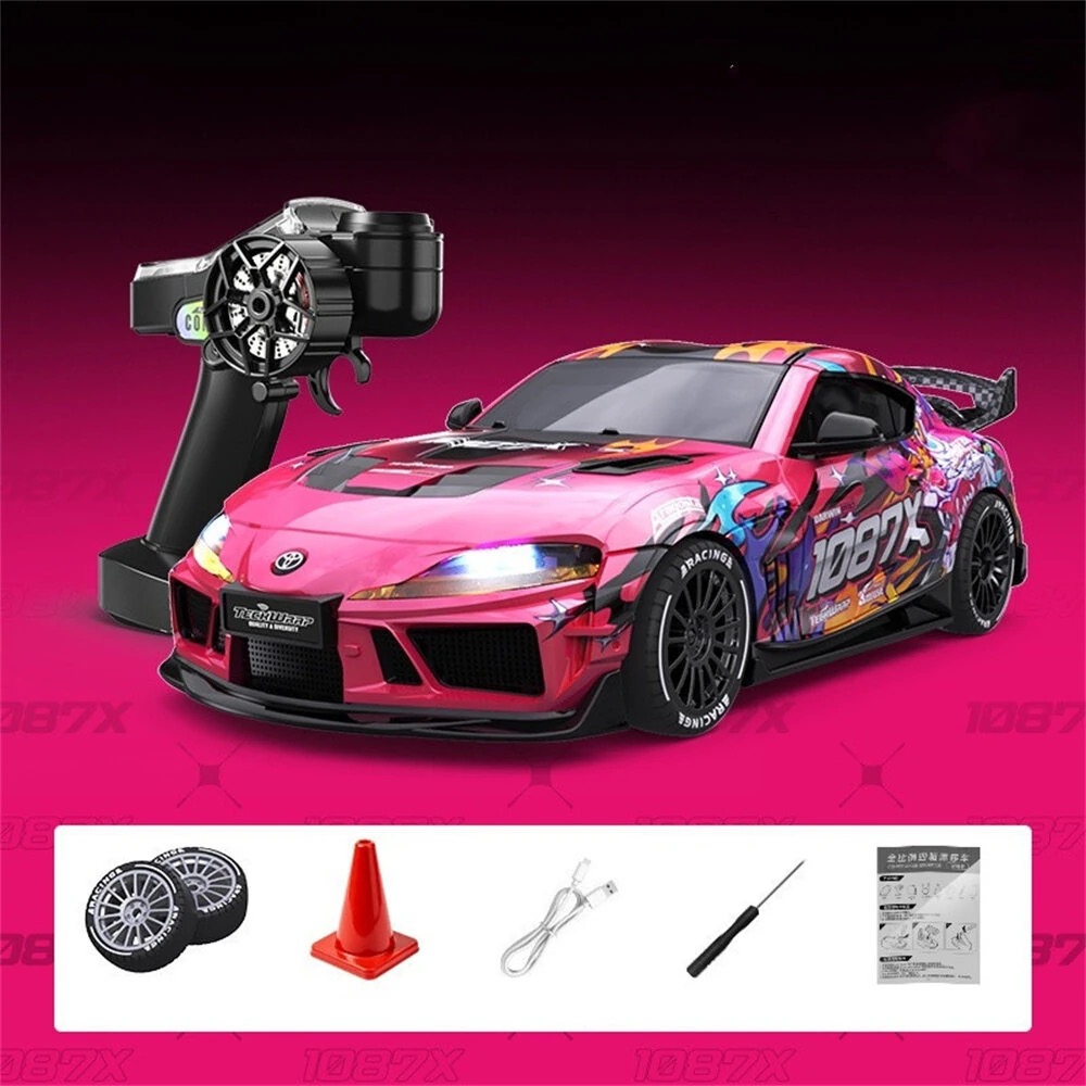 Absima Toyota Supra RTR 4WD Drift / Race Car 1087X 1/43 Pink