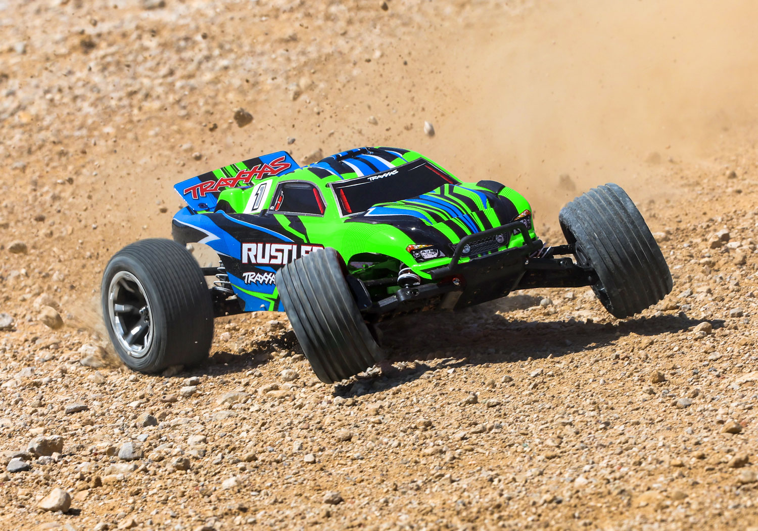 Traxxas Rustler HD TQ 2.4GHz RTR 2WD Stadium Truck 1/10 Red