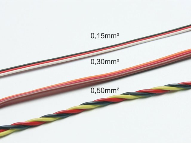 Pichler Servo Kabel 0,15mm² Futaba (5 meter)