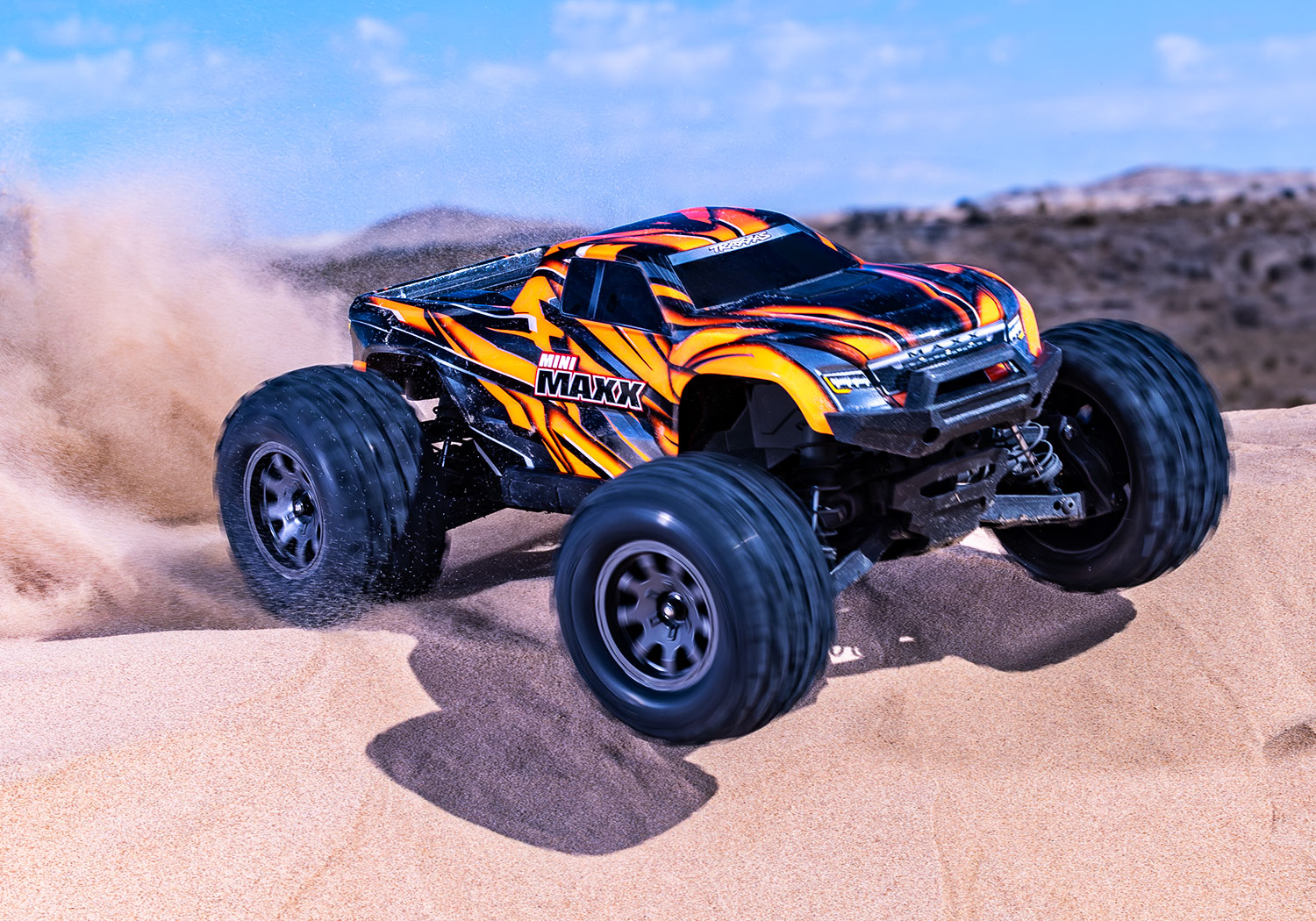 Traxxas Mini Maxx BL-2s TQ 4X4 RTR Brushless Monster Truck 1/16 Green