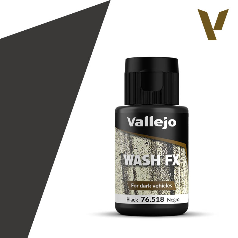 76518 Vallejo Model Wash FX Zwart 35ml