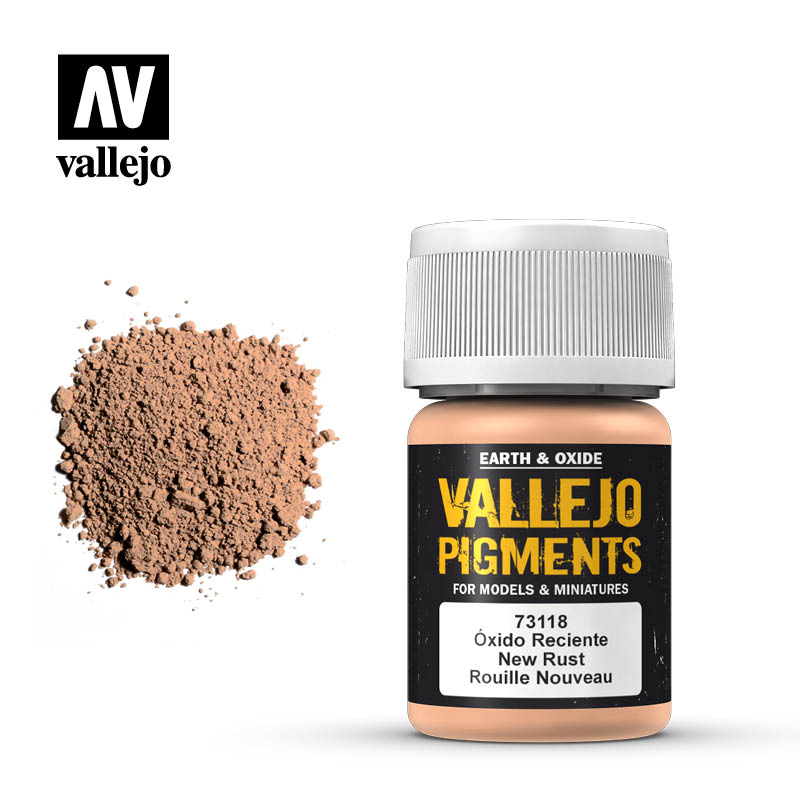 73118 Vallejo Pigment New Rust 35ml