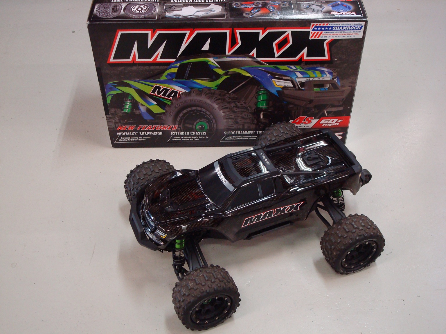 Occasion Traxxas Wide Maxx 4WD Brushless Electric Monster Truck VXL-4S TQi 1/8